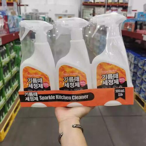 MM代购  韩国进口厨房油污清洁喷雾祛油烟净去污神器 780ml*1瓶