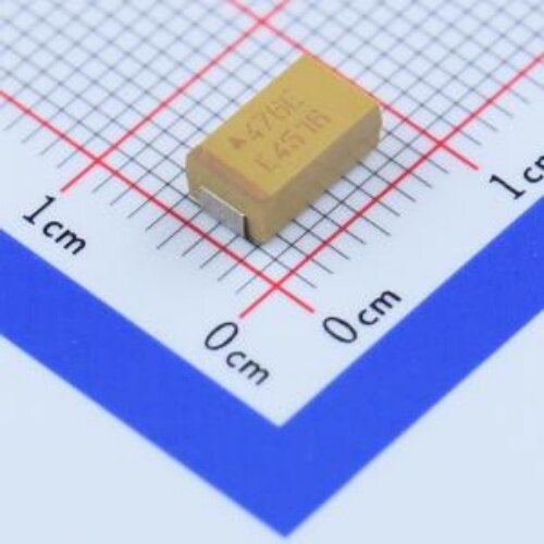 TAJD476K025RNJ  钽电容 47uF ±10% 25V 封装：CASE-D-7343 编带