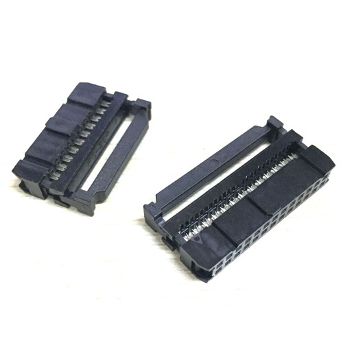 接插件 DENK 扁平线连接器 排线插头 FC-26P 间距2.54mm 全铜