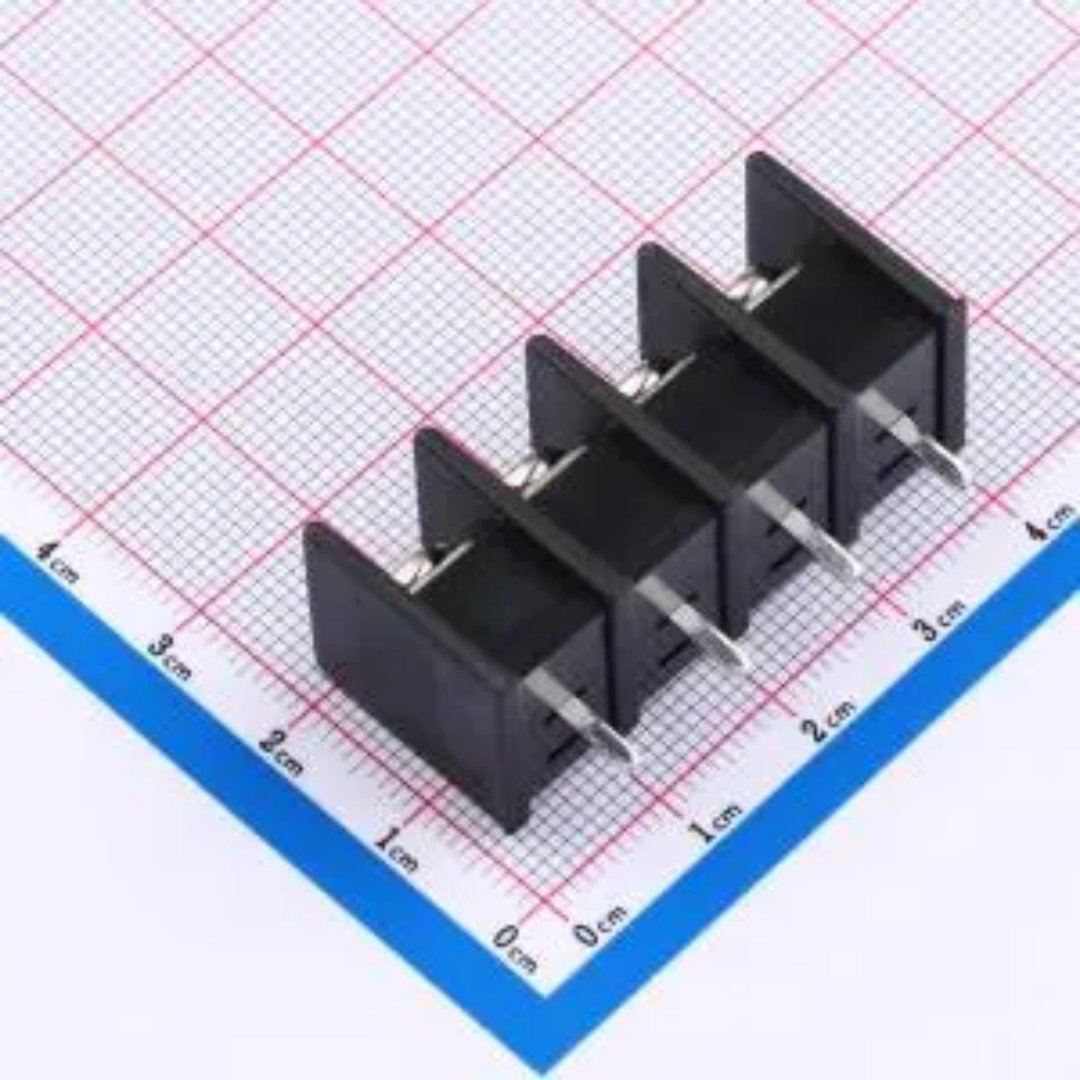 WJ45C-B-9.5-4P 栅栏式接线端子间距9.5mm 接线端子1x4P 直针中脚