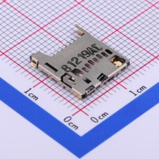 SD卡存储卡连接器自弹式MicroSD卡(TF卡)卡座 5033981892封装 SMD