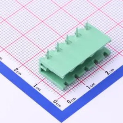 WJ2EDGR-5.08-5P 插拔式 5.08mm接线端子1x5P 弯插 排数1每排P数5