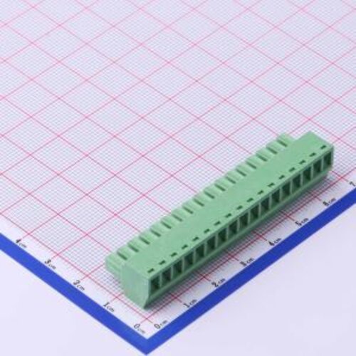 WJ15EDGK-3.81-17P 插拔式接线端子3.81mm 1x17P 排数1 每排P数17