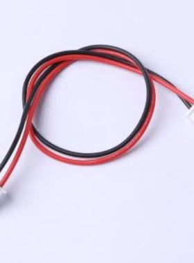 HX 2.54-2P ST 200mm 24AWG同向杜邦线 2.54mm间距2PIN配双头公座