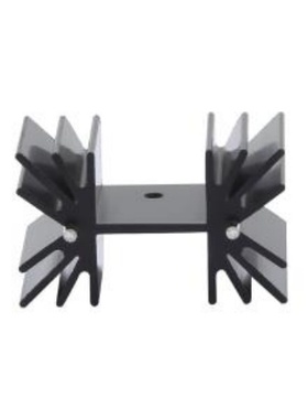 XSD366-094 散热板散热片42*25*25MM黑色双针 包装 袋装 56个一袋