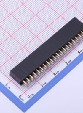 排母 间距:2.54mm 2x20P  直插 2.54-2*20  封装：插件,P=2.54mm