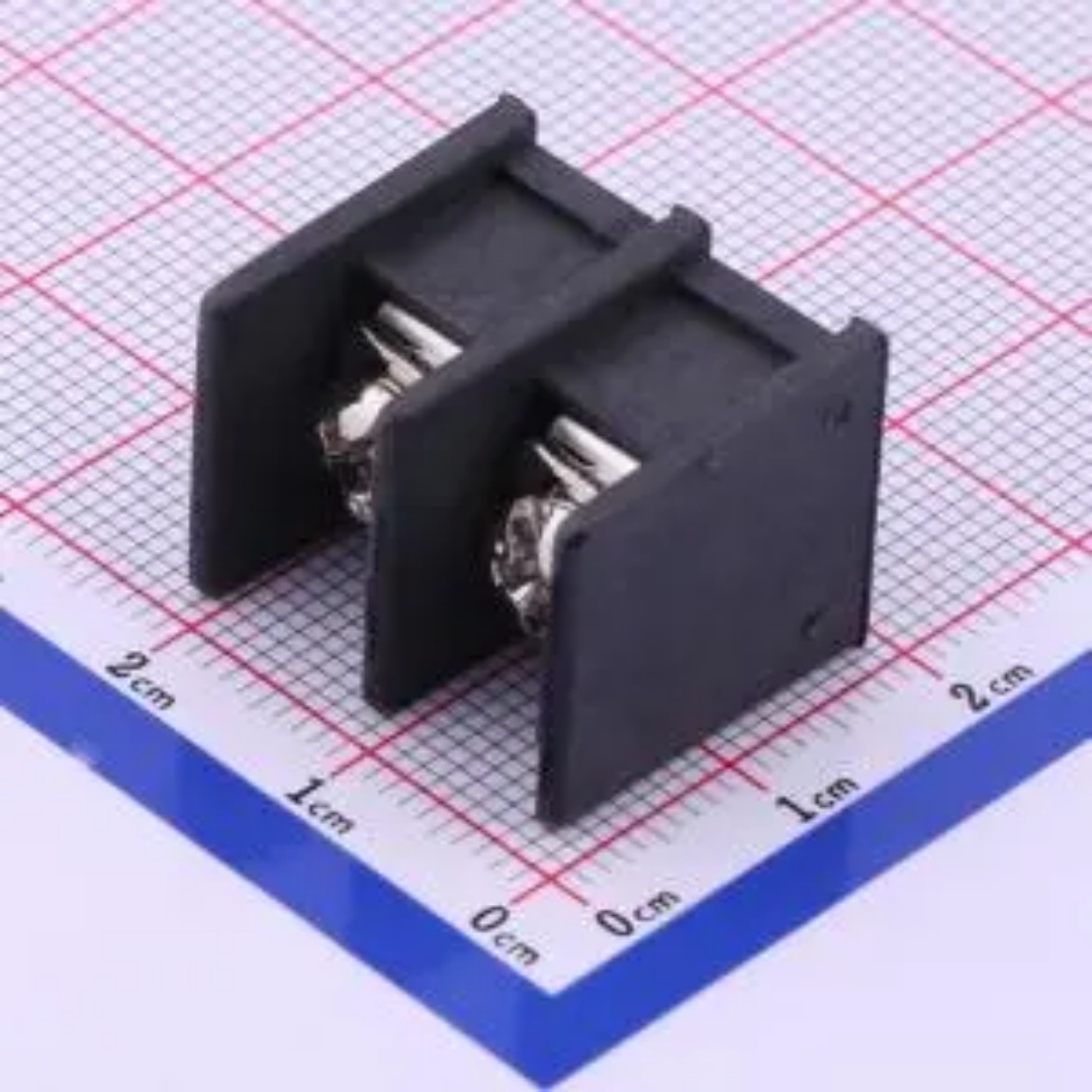 WJ45S-B-9.5-2P 栅栏式接线端子间距9.5mm 接线端子1x2P 直针边脚