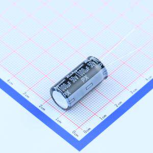 50PX1000MEFC12.5X25 铝电解电容1000uF±20%50V 封装D12.5xL25mm