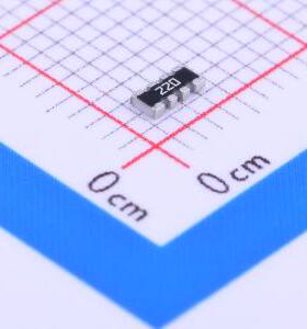 YC164-JR-0722RL 排阻22Ω ±5% 0603x4封装 0603x4包装方式 编带