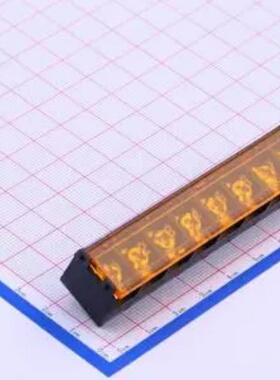 HB9500M-9.5-8P 栅栏式 间距9.5mm 接线端子 1x8P 直针边脚带盖板