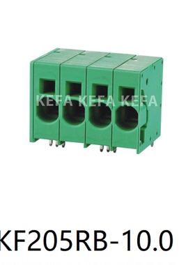 科发电子工厂直销弹簧式PCB接线端子KF205RB-10.0mm 免螺丝按压式