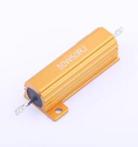 HoRX-50W-50R-5% 铝壳/瓷管电阻 50Ω ±5% 50W 封装： 螺栓安装