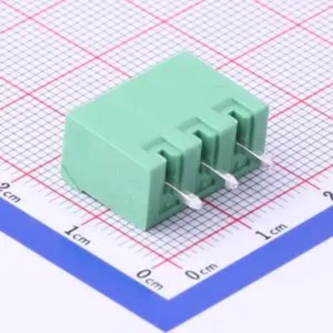 WJ2EDGVC-5.08-3P 插拔式5.08mm接线端子1x3P 直插 排数1每排P数3