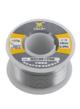 锡丝/锡线 XHT(兴鸿泰)有铅焊锡丝Sn18Pb82Φ0.8mm100G/锡线,1卷