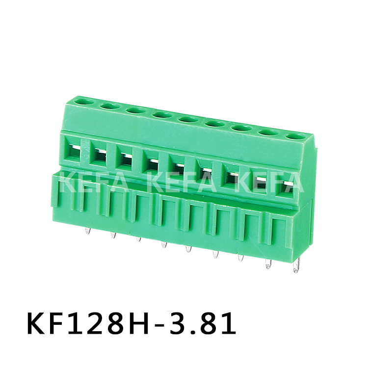 科发电子螺钉式PCB接线端子 KF128H-3.81 间距3.81MM 极数2P/3P