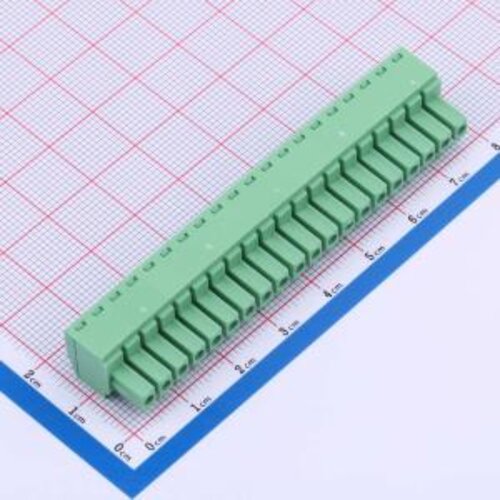 WJ15EDGK-3.81-20P-14-00A插拔式接线端子3.81mm 1x20P 每排P数20