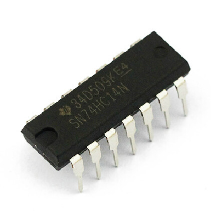 六路施密特触发反向器 SN74HC14N 直插DIP-14 进口