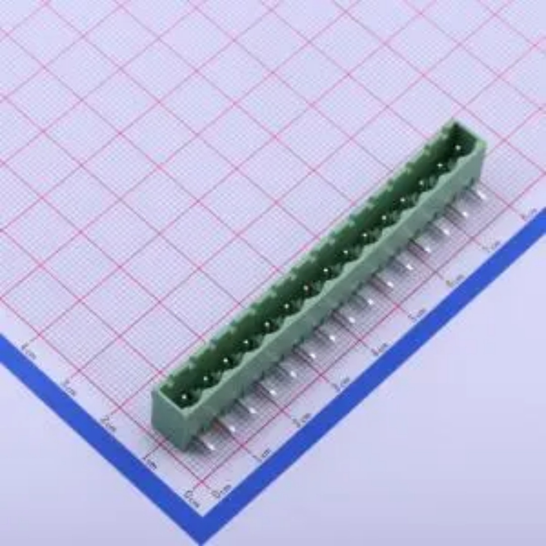 WJ2EDGRC-5.08-15P插拔式5.08mm接线端子1x15P弯插排数1每排P数15