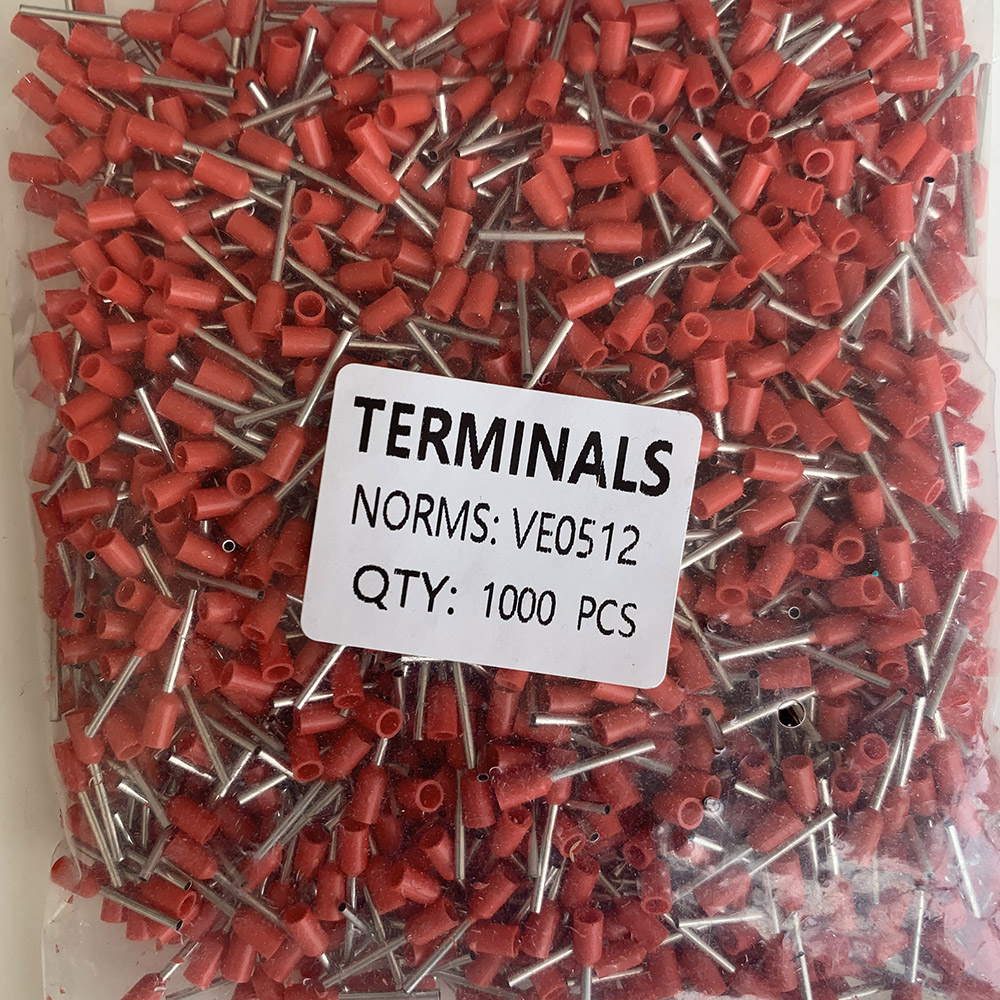 VE型 GT管 针型 带护套管型冷压接线端子VE0512紫铜线头护套端子