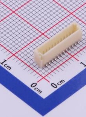 BM12B-SRSS-TB(LF)(SN) 线对板针座 1x12P 间距:1mm 立贴 系列:SH