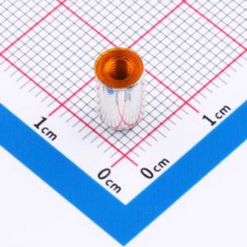SMTSOM380STR电路板表贴圆螺母柱PCB连接器M3x5.56xL8+1.53铁镀锡