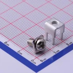 PCB焊接端子 T44008 四脚 M4  二件套  封装 插件 包装 1000个/袋