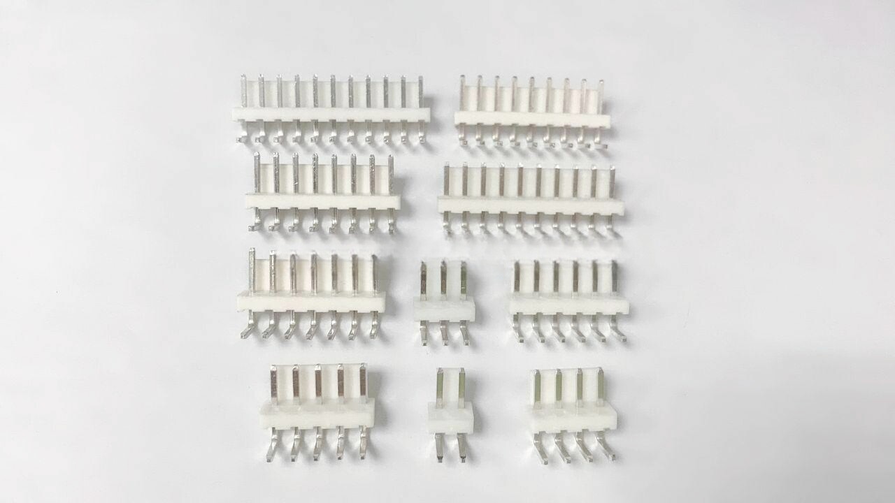 VH弯针插座 间距3.96MM 连接器 2/3/4/5/6/7/8/9/10/12P(100个)