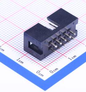2.54-2*5P简牛IDC刺破式连接器牛角/简牛2.54mm2x5P排数2每排P数5