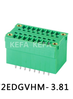 接线端子 KF2EDGVHM-3.81 间距3.81MM 极数2*2P-2*12P 双层 科发