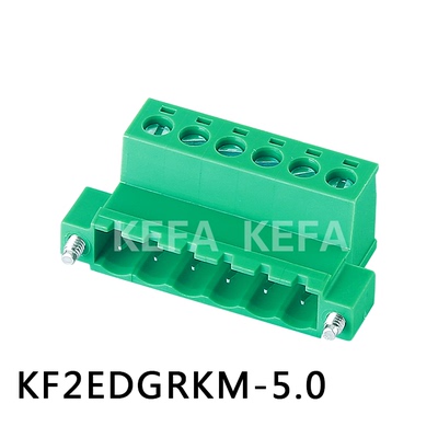 插拔式PCB接线端子 KF2EDGRKM-5.0/5.08 间距5.0/5.08MM 空中对接