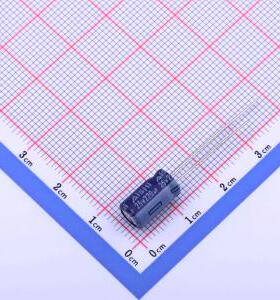 ERS1EM221E11OT 直插铝电解电容220uF±20%25V封装插件D6.3xL11mm