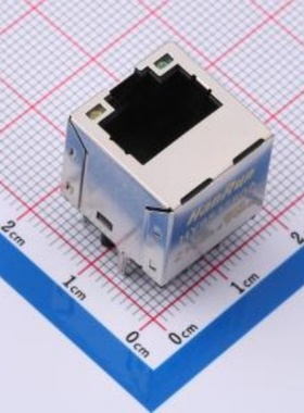 HY951180A 以太网连接器(RJ45 RJ11) 带LED封装 插件管装 30个/管