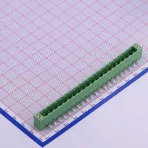 WJ2EDGRM-5.08-21P 插拔式5.08mm接线端子1x21P 弯插螺丝固定绿色