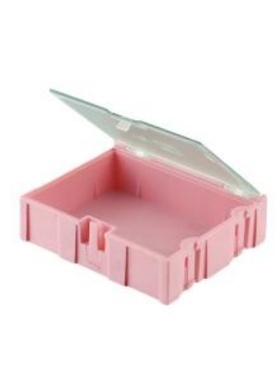 元件盒3#  稳态组合式贴片盒分格小元件盒电子零件盒塑料盒粉红色