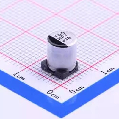 100uF±20% 50V贴片型铝电解电容EEEFTH101XAP封装SMDD6.3xL7.7mm