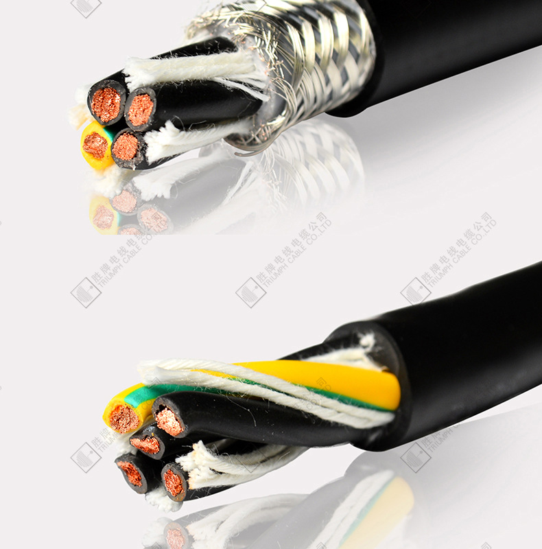 UL20549-26A/20C拖链无屏蔽电缆trvv柔性拖链rov腊克线浮力电缆