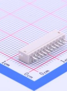 1x11P 间距:1.5mm 白色直插 系列:ZH 线对板针座 B11B-ZR(LF)(SN)