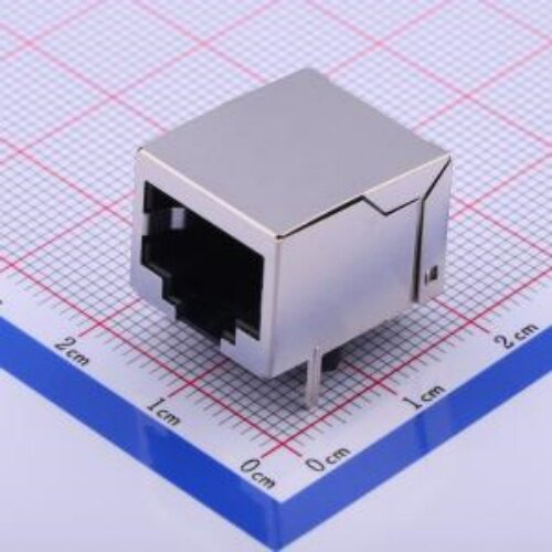 R-RJ45R10P-B000以太网连接器(RJ45 RJ11) 弯插 不带LED 封装插件