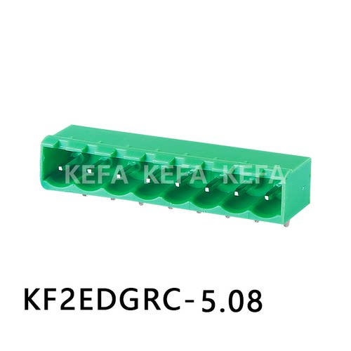 插拔式PCB接线端子 KF2EDGRC-5.08 间距5.08 封口 环保 弯针