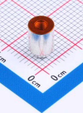 SMTSOM2.565BTR 电路板表贴圆螺母柱PCB贴片连接器M2.5X6.5铜镀锡