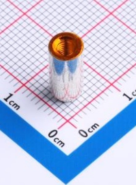 SMTSOM3110BTRB电路板表贴圆螺母柱PCB贴片连接器M3X11铜镀锡盲孔