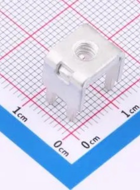 PCB焊接TT44111092-1260铆垫片M4四脚11.1*9.2*12.6mm T1.2镀雾锡