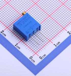 3296W-1-202LF可调电阻/电位器 2kΩ ±10%封装 SIP-3P,9.5x4.8mm