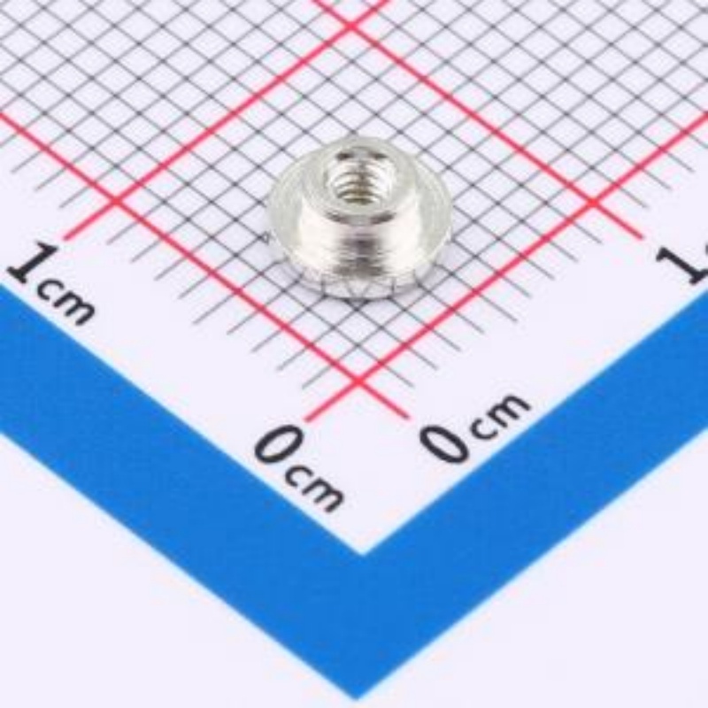 SMTSOM21OBTR 电路板表贴贴片圆螺母柱PCB贴片连接器 M2X1 铜镀锡