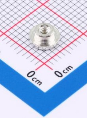 SMTSOM21OBTR 电路板表贴贴片圆螺母柱PCB贴片连接器 M2X1 铜镀锡