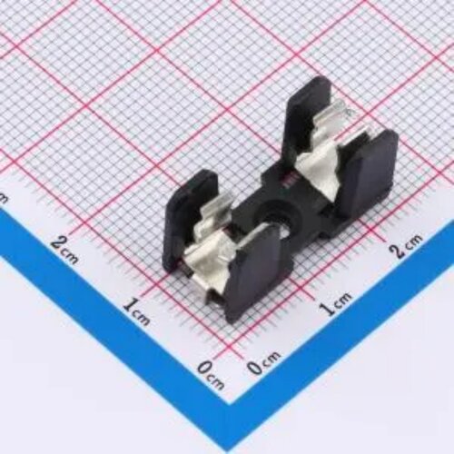 10A 500V 保险丝座 5x20 黑色底座 立贴 保险丝座 XF-656VS