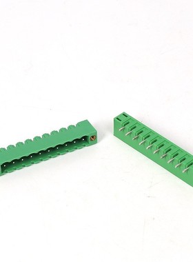 插拔式接线端子DB2ERM-3.81 间距3.81 带法兰 2P/5P/10P 绿色