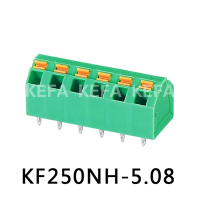 科发电子工厂直销KF250NH-5.08 间距5.08mm按压弹簧式PCB接线端子