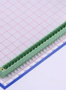 WJ2EDGRM-5.08-23P 插拔式5.08mm接线端子1x23P 弯插螺丝固定绿色