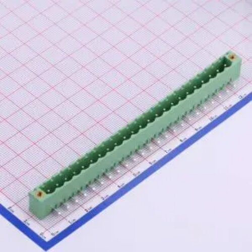 WJ2EDGRM-5.08-23P 插拔式5.08mm接线端子1x23P 弯插螺丝固定绿色